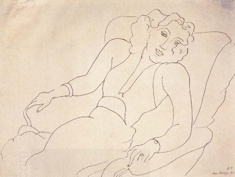 Henri Matisse A woman sitting China oil painting art